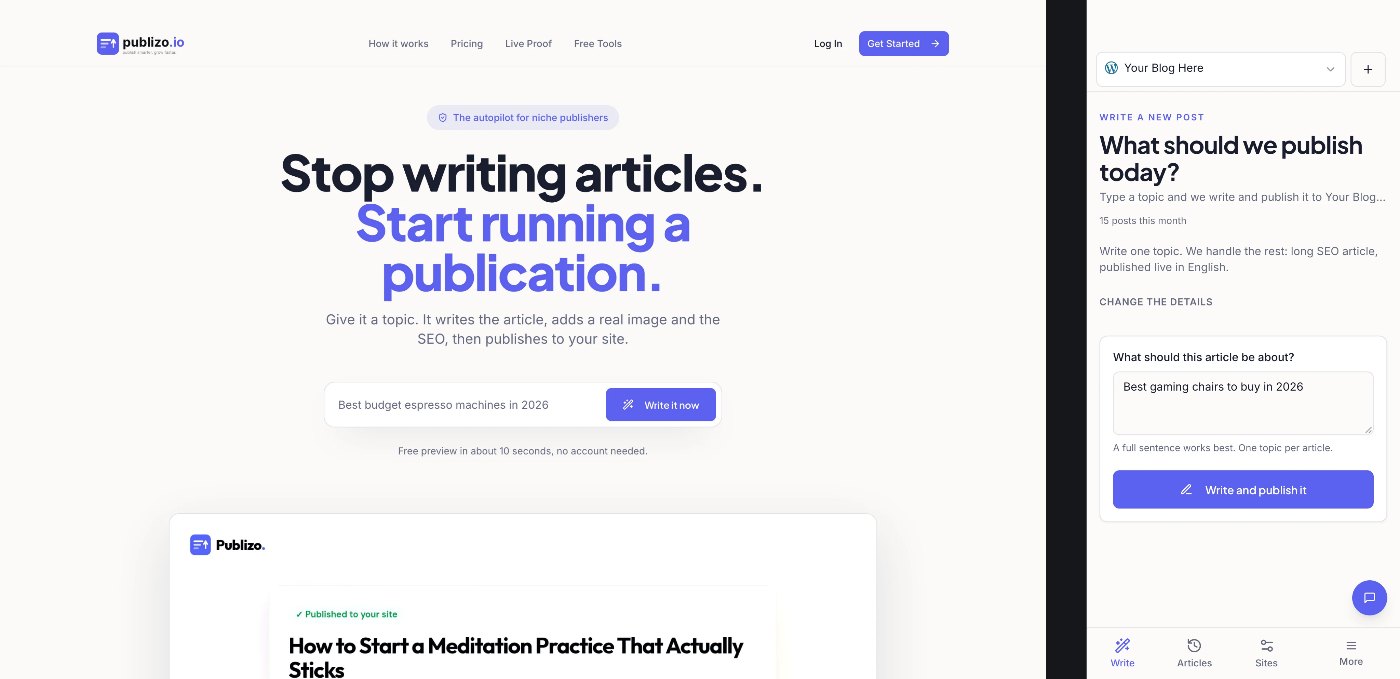 The same website and app screenshots, flat